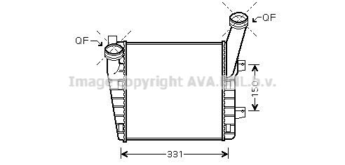 AVA QUALITY COOLING Starpdzesētājs VWA4263